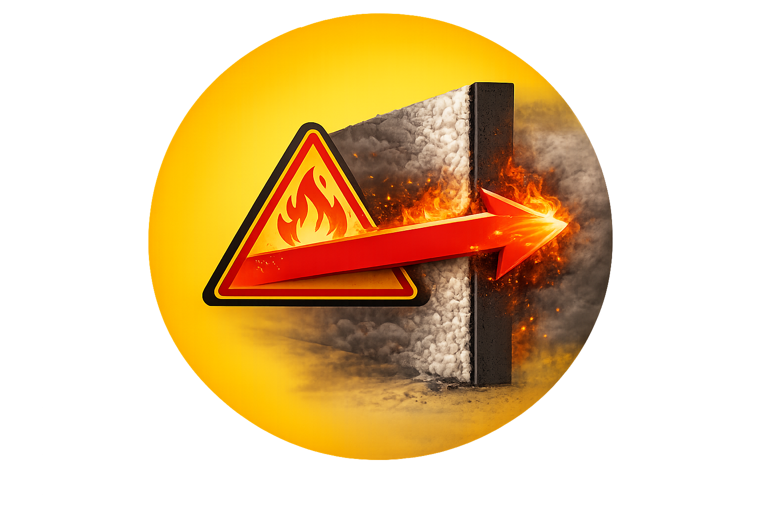 Barrière thermique par peinture intumescente - Sécurité incendie bâtiment